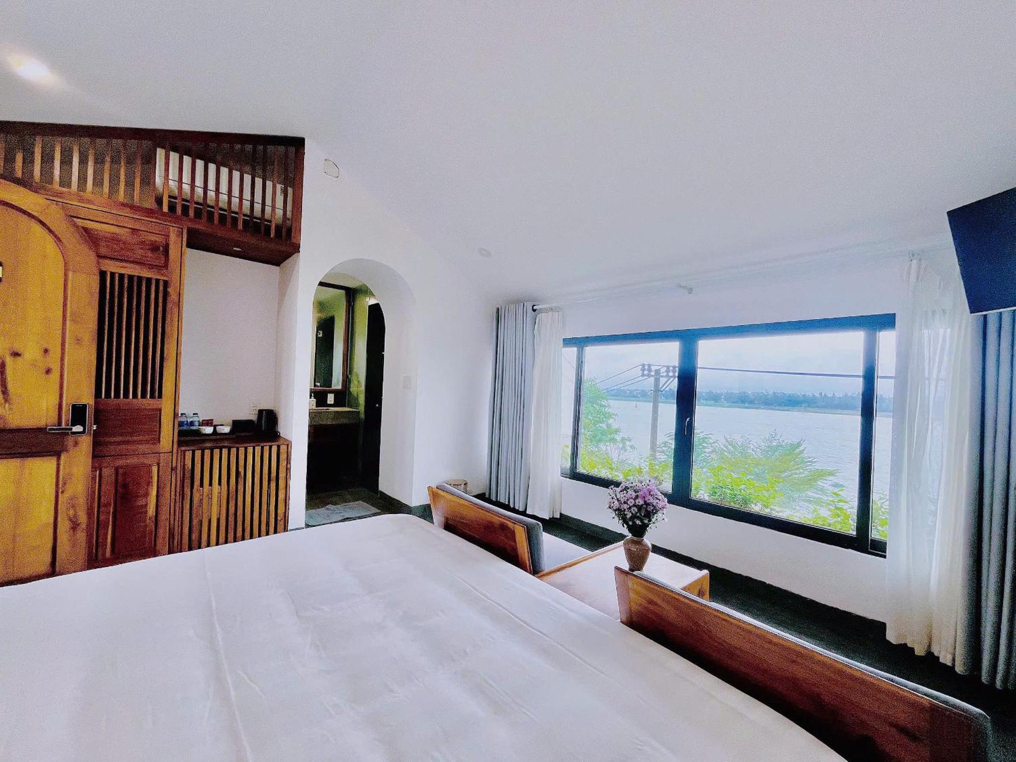 เดอะ คอร์เนอร์ ริเวอร์ไซด์ โฮเต็ล Hotel ฮอยอัน ภายนอก รูปภาพ
